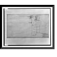 thumbnail image 1 of Historic Framed Print, [Alterations to a drugstore (Peoples Drug Store No. 10"), 18th Street and Columbia Road, N.W. (lot 822, sq. 2560), Washington, D.C. Attic floor]", 17-7/8" x 21-7/8", 1 of 9