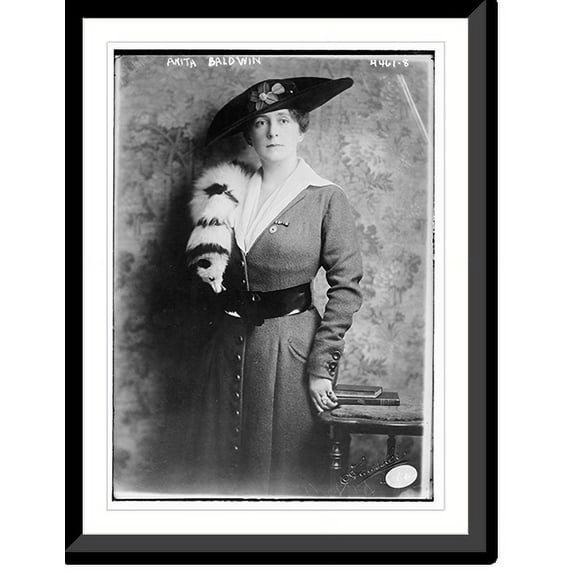 Historic Framed Print, Anita Baldwin, 17-7/8" x 21-7/8"