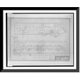thumbnail image 1 of Historic Framed Print, [Apartment house (The Promenade") for Landow & Company, 4710 Bethesda Avenue, Bethesda, Maryland. Arcade floor plan, south building]", 17-7/8" x 21-7/8", 1 of 9