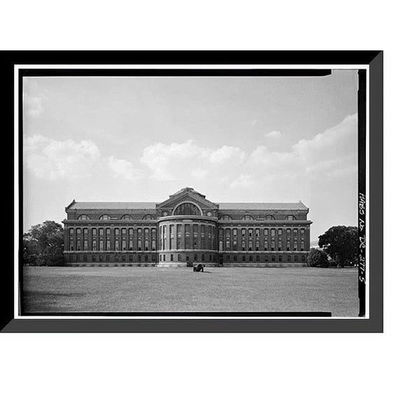 Historic Framed Print, Army War College, Fort Lesley J. McNair, entrance on P Street betwee, Washington, District of Columbia, DC - 5, 17-7/8" x 21-7/8"