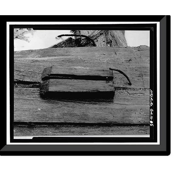 Historic Framed Print, Arthur Holmes Merry Generator House, Signal Lake North of Range Road, Fort Gordon, Richmond County, GA - 5, 17-7/8" x 21-7/8"
