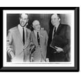 thumbnail image 1 of Historic Framed Print, [Arthur Spingarn, Hubert Humphrey, and Roy Wilkins, all standing, half lgth.], 17-7/8" x 21-7/8", 1 of 9