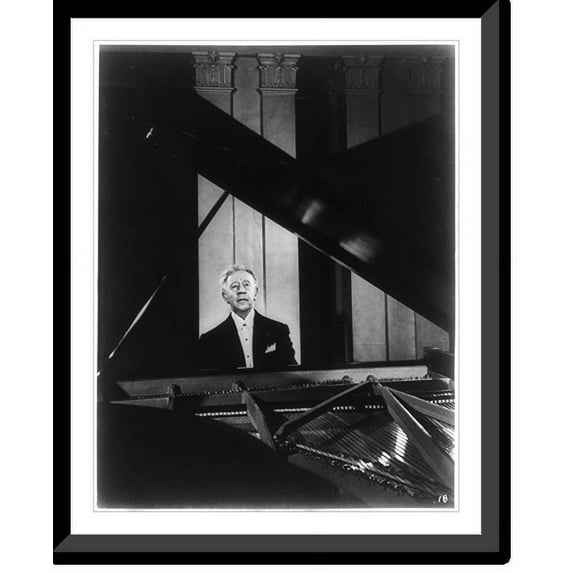Historic Framed Print, Artur Rubinstein, 1886- - 3, 17-7/8" x 21-7/8"