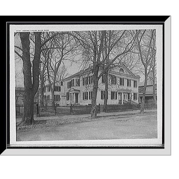 Historic Framed Print, Assembly House, Salem, Mass., 17-7/8" x 21-7/8"