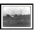 thumbnail image 1 of Historic Framed Print, [Aufstellung meiner Jagdflugzeuge zum start auf dem Flugplatz Bersée], 17-7/8" x 21-7/8", 1 of 9