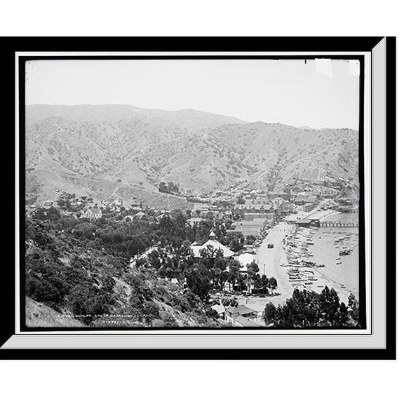 Historic Framed Print, Avalon, Santa Catalina Island - 2, 17-7/8" x 21-7/8"