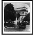 thumbnail image 1 of Historic Framed Print, Avenue du Bois and Arc de Triomphe, Paris, France, 17-7/8" x 21-7/8", 1 of 9