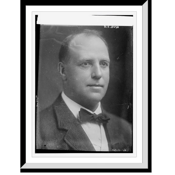 Historic Framed Print, B.F. Bush, 17-7/8" x 21-7/8"