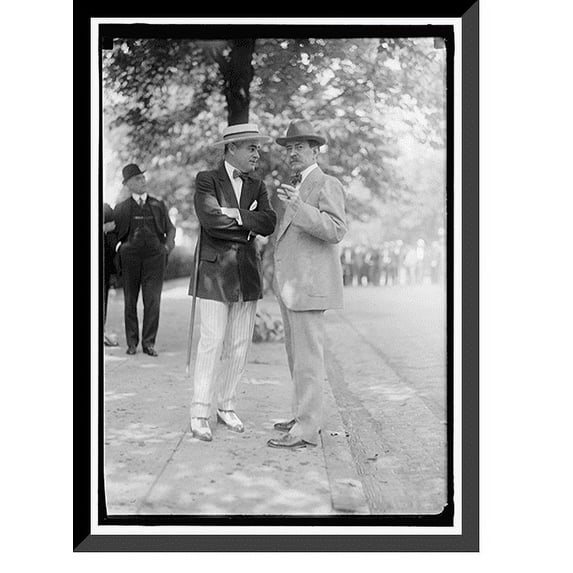 Historic Framed Print, BAKER, RAYMOND T., U.S. MINT. LEFT, WITH SEN. SWANSON, 17-7/8" x 21-7/8"