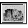 thumbnail image 1 of Historic Framed Print, Baalbec. Temple of Jupiter.P. Bergheim., 17-7/8" x 21-7/8", 1 of 9