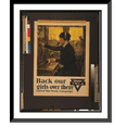 thumbnail image 1 of Historic Framed Print, Back our girls over there United War Work Campaign.Clarence F. Underwood. - 3, 17-7/8" x 21-7/8", 1 of 9