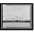 thumbnail image 1 of Historic Framed Print, Bacon Island Road Bridge, Spanning Middle River at Bacon Island Road, Stockton vicinity, San Joaquin County, CA - 5, 17-7/8" x 21-7/8", 1 of 9