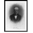 thumbnail image 1 of Historic Framed Print, [Barnas Sears, 1802-1880, head-and-shoulders portrait, facing left], 17-7/8" x 21-7/8", 1 of 9