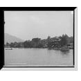 thumbnail image 1 of Historic Framed Print, Bath house and bathers, Silver Bay, Lake George, N.Y., 17-7/8" x 21-7/8", 1 of 9