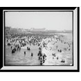 thumbnail image 1 of Historic Framed Print, Beach, Atlantic City, N.J., The, 17-7/8" x 21-7/8", 1 of 9