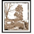 thumbnail image 1 of Historic Framed Print, Belle Plain Va. Wagons of the Sanitary Commission and a crowd at the landing, 17-7/8" x 21-7/8", 1 of 9