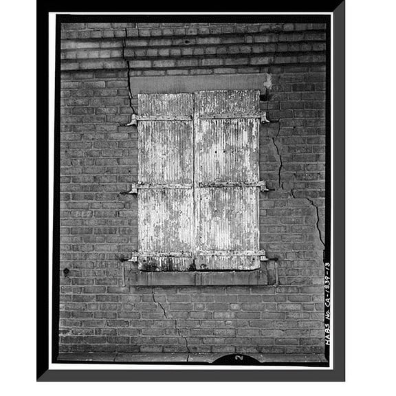 Historic Framed Print, Benicia Arsenal, Powder Magazine No. 5, Junction of Interstate Highways 680 & 780, Benicia, Solano County, CA - 13, 17-7/8" x 21-7/8"