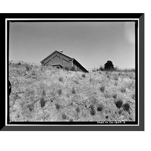 Historic Framed Print, Benicia Arsenal, Powder Magazine No. 5, Junction of Interstate Highways 680 & 780, Benicia, Solano County, CA - 4, 17-7/8" x 21-7/8"