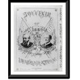 thumbnail image 1 of Historic Framed Print, [Benjamin Harrison, bust, facing left, with Levi P. Morton on inauguration souv. card], 17-7/8" x 21-7/8", 1 of 9