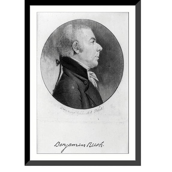 Historic Framed Print, Benjamin Rush, 17-7/8" x 21-7/8"