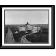 thumbnail image 1 of Historic Framed Print, [Bird's-eye view of the Jefferson Building of the Library of Congress, from the N.W. above East Capitol St.], 17-7/8" x 21-7/8", 1 of 9