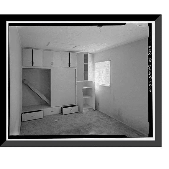 Historic Framed Print, Bishop Creek Hydroelectric System, Control Station, Worker Cottage, Bishop Creek, Bishop vicinity, Inyo County, CA - 23, 17-7/8" x 21-7/8"