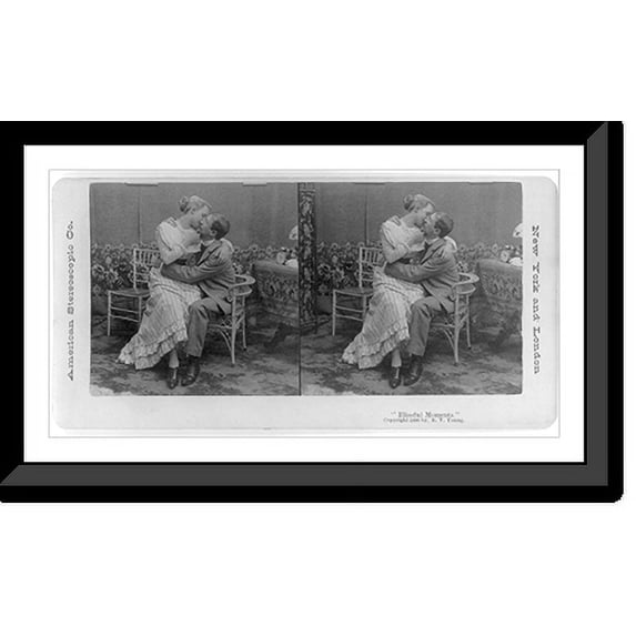 Historic Framed Print, Blissful moments, 17-7/8" x 21-7/8"