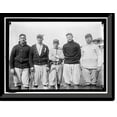 thumbnail image 1 of Historic Framed Print, [Bob Austin (likely Robert V.), Vic Bickers (maybe), Merito Acosta, Joe Gedeon, and Al Scheer, Washington AL (baseball)], 17-7/8" x 21-7/8", 1 of 9