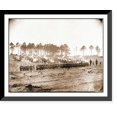thumbnail image 1 of Historic Framed Print, Brandy Station Va. Guard mount of 114th Pennsylvania Infantry (1st Division 3d Corp, 17-7/8" x 21-7/8", 1 of 9