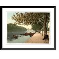 thumbnail image 1 of Historic Framed Print, Bridge and Promenade Bedford England, 17-7/8" x 21-7/8", 1 of 9