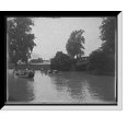 thumbnail image 1 of Historic Framed Print, [Bridge entrance from canal, Belle Isle Park, Detroit, Mich.], 17-7/8" x 21-7/8", 1 of 9