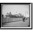 thumbnail image 1 of Historic Framed Print, Brighton Beach Hotel, Brighton Beach, N.Y., 17-7/8" x 21-7/8", 1 of 9