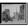 thumbnail image 1 of Historic Framed Print, Broad St. north from City Hall, Philadelphia, Pa., 17-7/8" x 21-7/8", 1 of 9