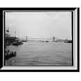 thumbnail image 1 of Historic Framed Print, Brooklyn Bridge, New York, 17-7/8" x 21-7/8", 1 of 9