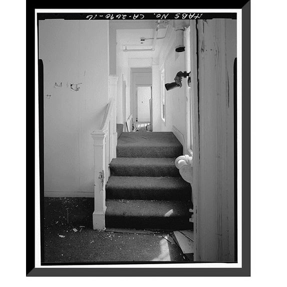 Historic Framed Print, Burnett Nurse's Home, 120 North Howard Street, Fresno, Fresno County, CA - 16, 17-7/8" x 21-7/8"