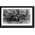 thumbnail image 1 of Historic Framed Print, Burning the bodies of dead bandits at Columbus, N.M., 17-7/8" x 21-7/8", 1 of 9