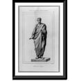 thumbnail image 1 of Historic Framed Print, [C. Julius Caesar, full-length statue, standing, facing left], 17-7/8" x 21-7/8", 1 of 9