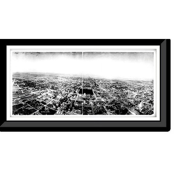 Historic Framed Print, CA San Jose California.1906 PHOTO, 36-3/8" x 8-3/8"