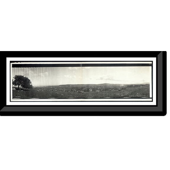 Historic Framed Print, CA Santa Barbara 1908 PHOTO, 36-3/8" x 8-3/8"