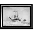 thumbnail image 1 of Historic Framed Print, COAST GUARD BUREAU OF TREASURY DEPARTMENT. REVENUE CUTTER 'BEAR', RIGHT, WITH S.S. CORWIN, 17-7/8" x 21-7/8", 1 of 9