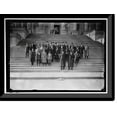 thumbnail image 1 of Historic Framed Print, COTTON GROWERS ON CAPITOL STEPS. CONGRESSMAN TOM HEFLIN OF ALABAMA, FRONT CENTER, 17-7/8" x 21-7/8", 1 of 9