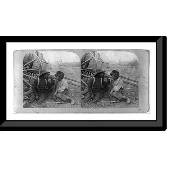 Historic Framed Print, Ca'ful now, don' you put out ma light"", 17-7/8" x 21-7/8"