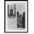 thumbnail image 1 of Historic Framed Print, Can Modern Architecture Be Good"; Tenth National Bank and Chicago Board of Trade", 17-7/8" x 21-7/8", 1 of 9