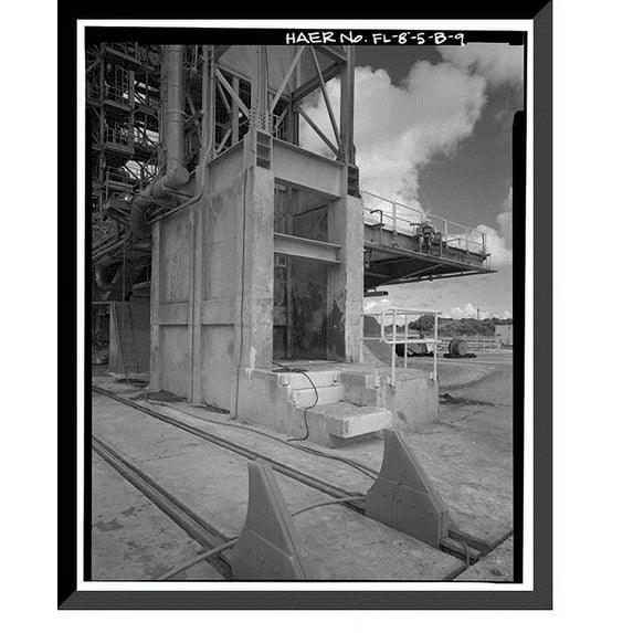 Historic Framed Print, Cape Canaveral Air Station, Launch Complex 17, Facility 28501, East end of Lighthouse Road, Cape Canaveral, Brevard County, FL - 9, 17-7/8" x 21-7/8"