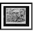 thumbnail image 1 of Historic Framed Print, Capture and burning of Washington by the British, in 1814 - 2, 17-7/8" x 21-7/8", 1 of 9