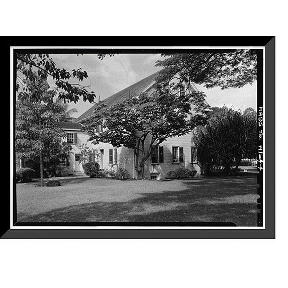 Historic Framed Print, Chamberlain House, King & Kawaiahao Streets, Honolulu, Honolulu County, HI - 4, 17-7/8" x 21-7/8"