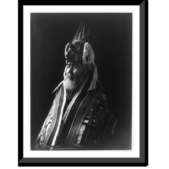 Historic Framed Print, Chief Ano-Tlosh, 17-7/8" x 21-7/8"