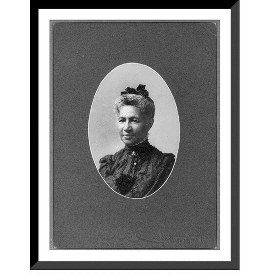 Historic Framed Print, [Christian A. Fleetwood, his wife Sarah ...