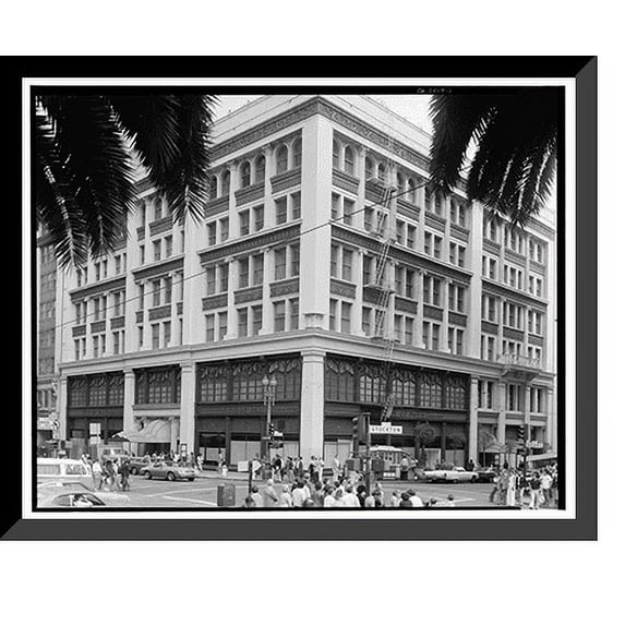 Historic Framed Print, City of Paris Dry Goods Company, Geary & Stockton Streets, San Francisco, San Francisco County, CA, 17-7/8" x 21-7/8"