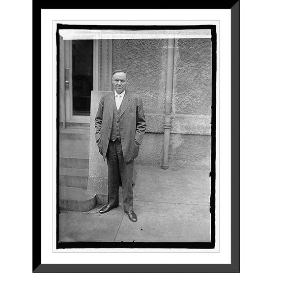 Historic Framed Print, Clarence Darrow at Cosmos Club, [Washington, D.C.], 3/14/25, 17-7/8" x 21-7/8"